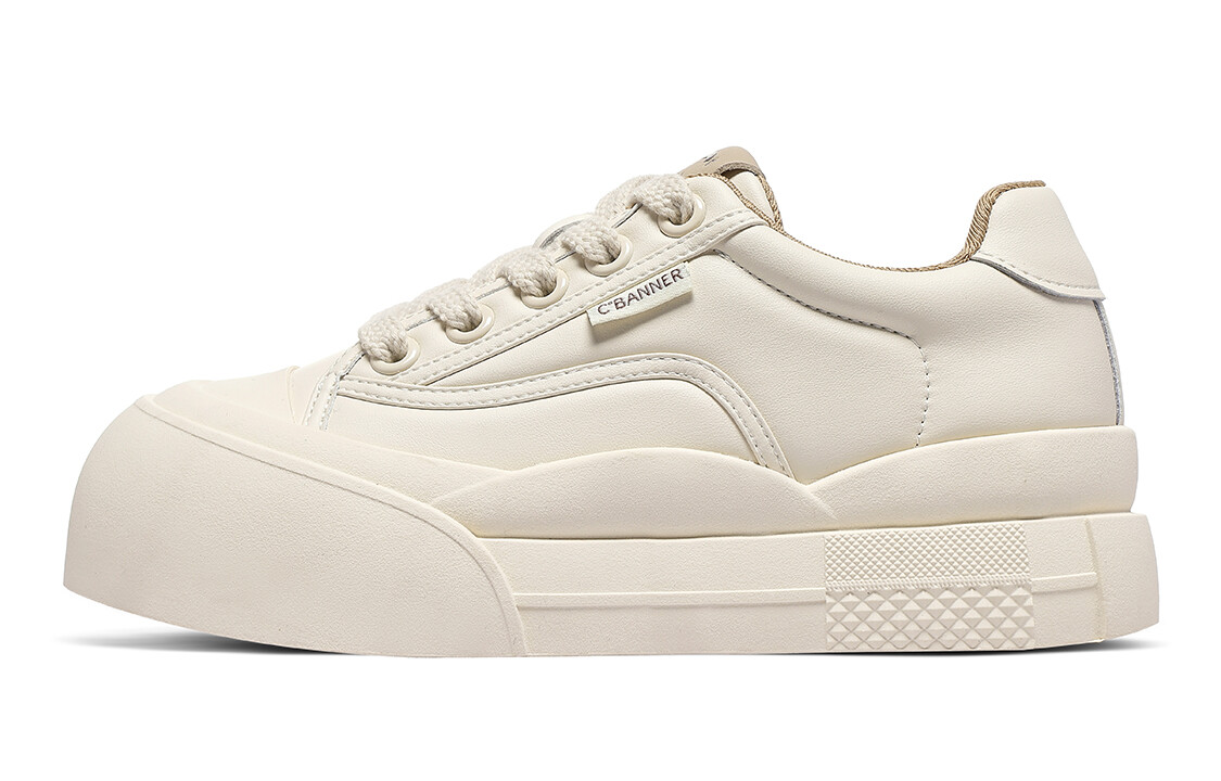 

Кроссовки C°BANNER Skateboarding Shoes Women's Low-top Beige, бежевый
