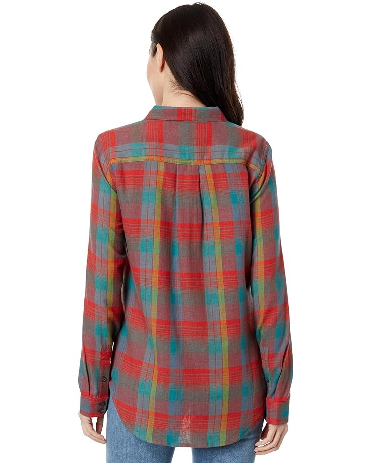 

Рубашка Toad&Co Re-Form Flannel Shirt, цвет Winterberry