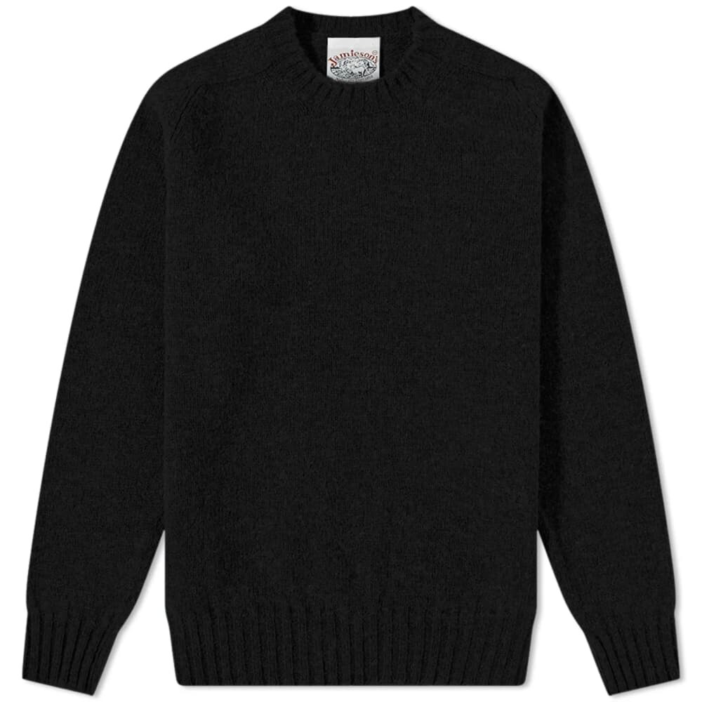 

Свитер Jamiesons of Shetland Crew Knit, черный