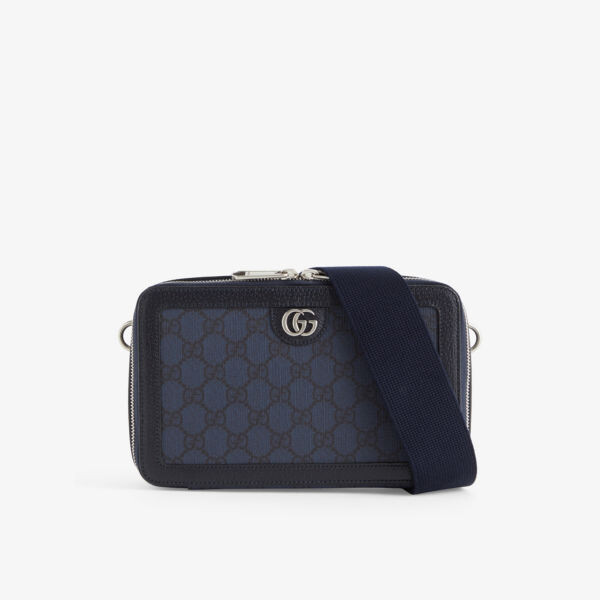 

Сумка через плечо Ophidia из холщовой ткани с покрытием GG Gucci, синий