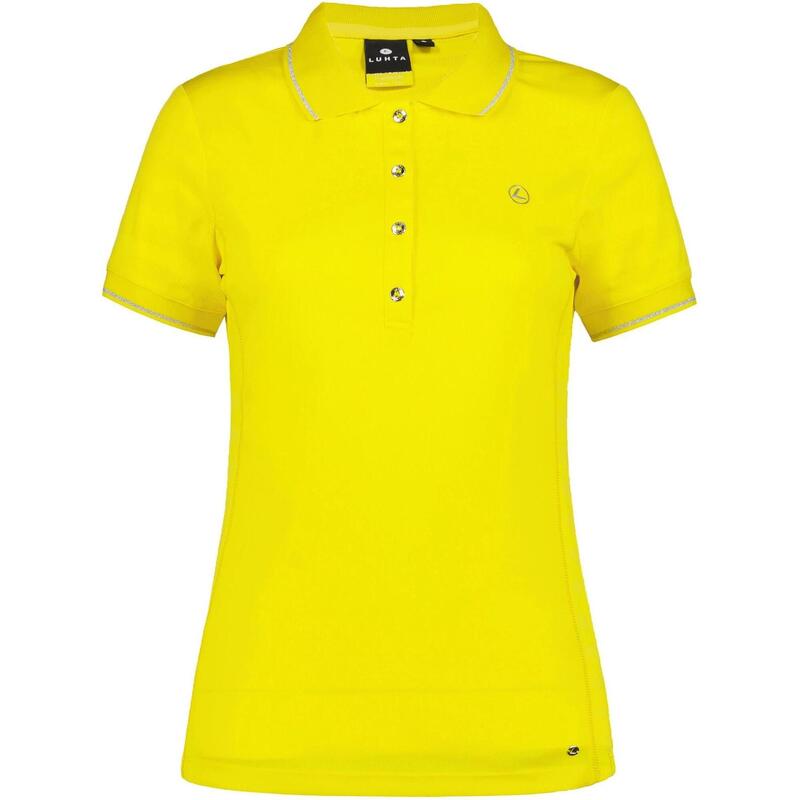 Спортивная рубашка-поло Luhta Eriksdal женская - желтая
