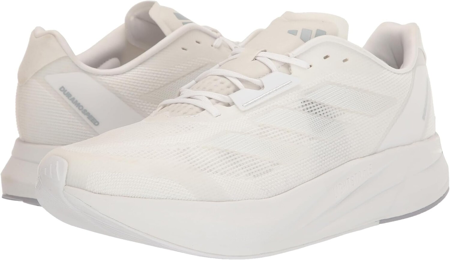 

Кроссовки Duramo Speed adidas, цвет Footwear White/Footwear White/Halo Silver