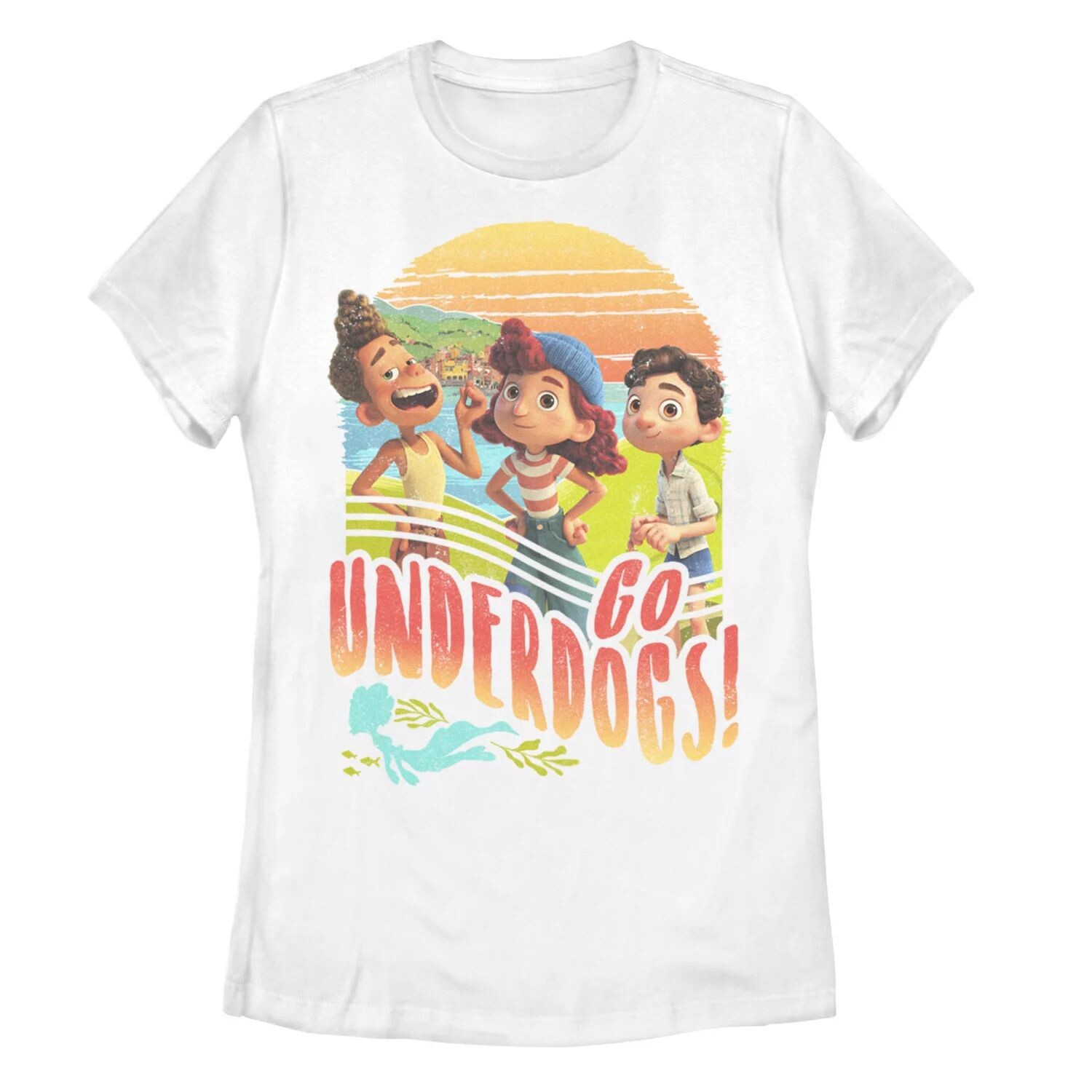 

Футболка с рисунком группы Go Underdogs Disney/Pixar Luca Juniors Licensed Character