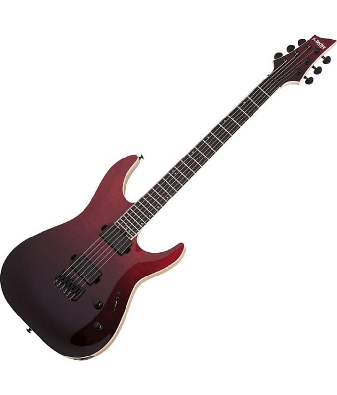 Электрогитара Schecter C-1 SLS Elite Guitar Blood Burst цена и фото