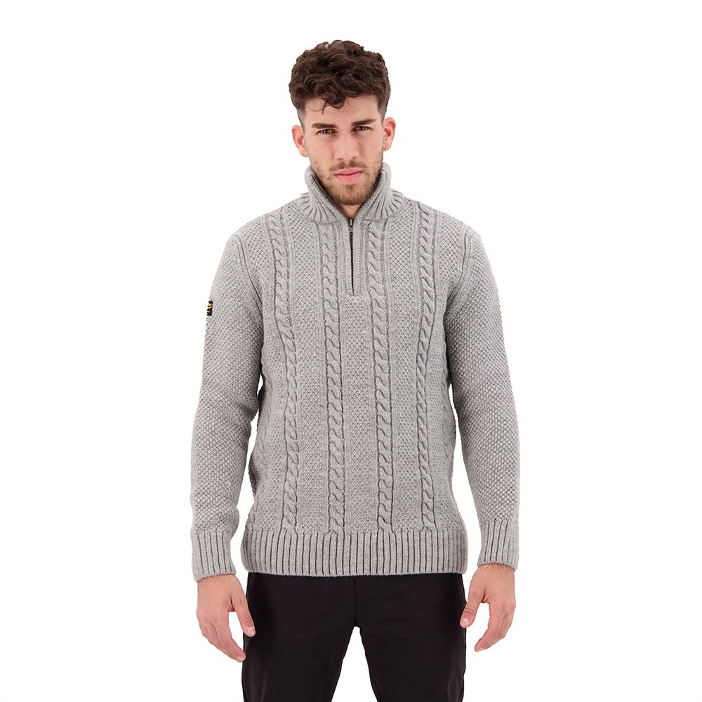 

Свитер Superdry Vintage Jacob Henley Half Zip, серый
