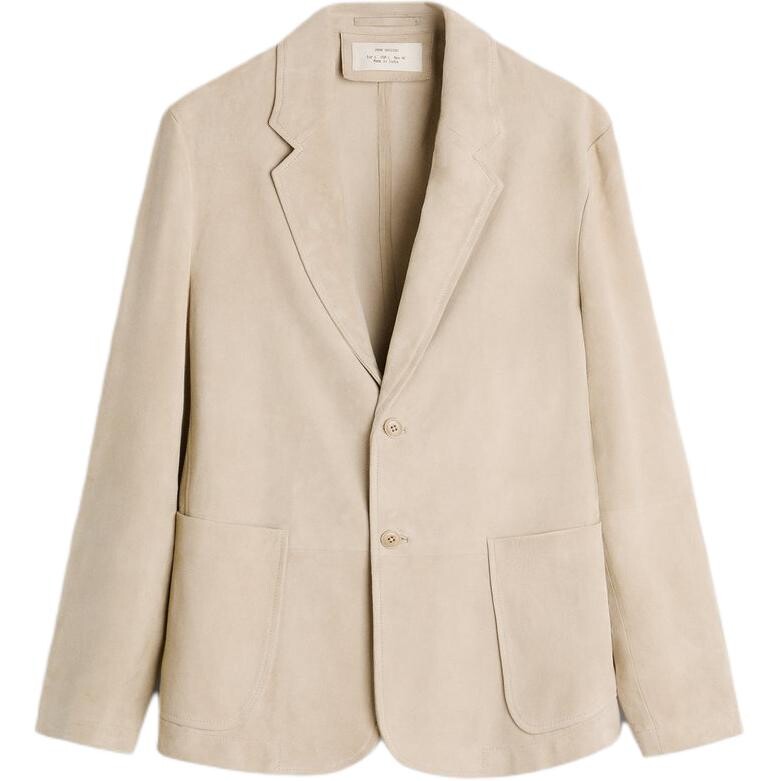 

Деловой костюм мужской песочный Zara, цвет Sand