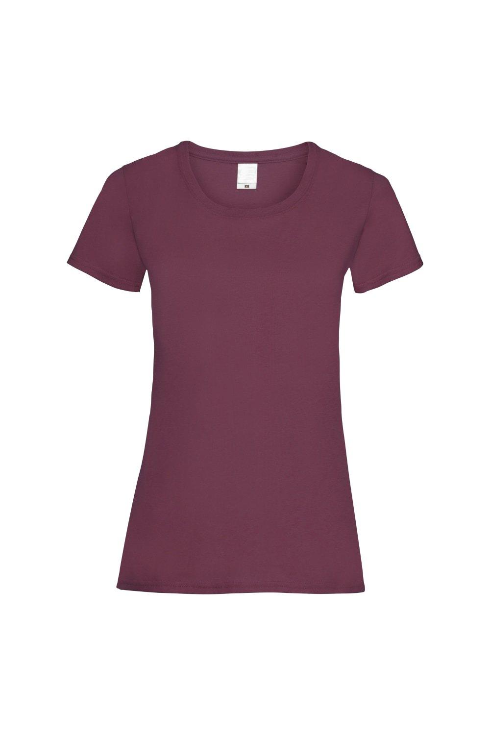Повседневная футболка с короткими рукавами Value Universal Textiles, красный мужская футболка игуана с коктейлем s серый меланж