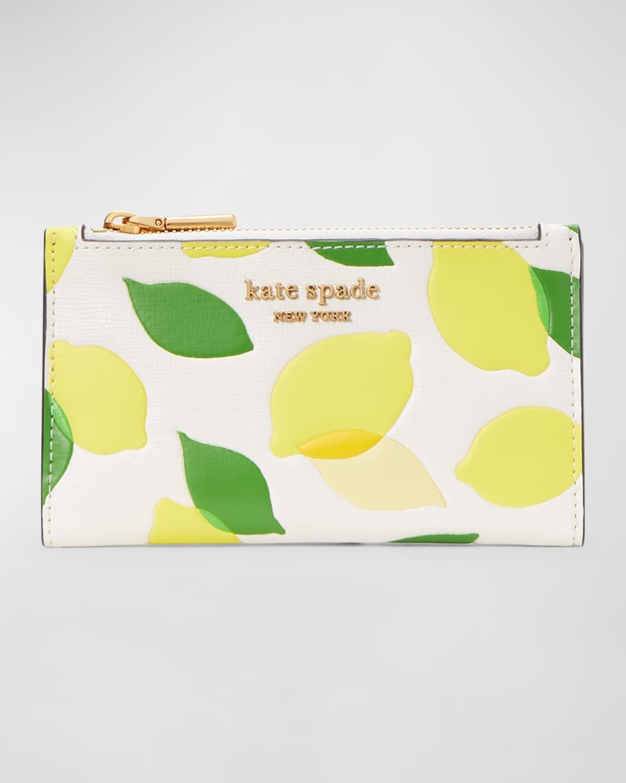 

Маленький бумажник morgan с тиснением в виде лимона kate spade new york