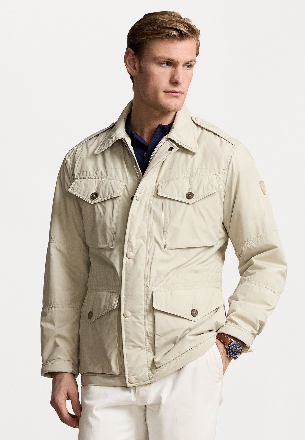 

Куртка межсезонная Troops Lined Jacket Polo Ralph Lauren, цвет stoneware grey