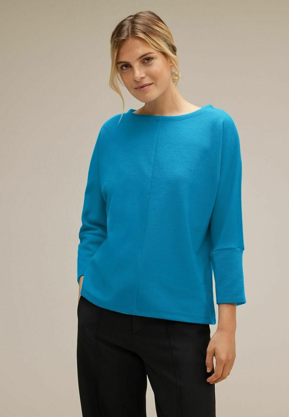 

Рубашка с длинным рукавом STRUKTUR MIT 3/4-ARM Street One, цвет blau
