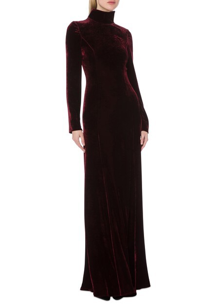 

Бархатное платье со шлейфом Alberta Ferretti