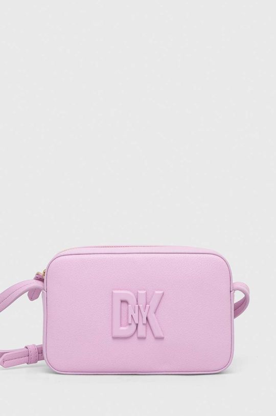 Кожаная сумочка DKNY DKNY, розовый