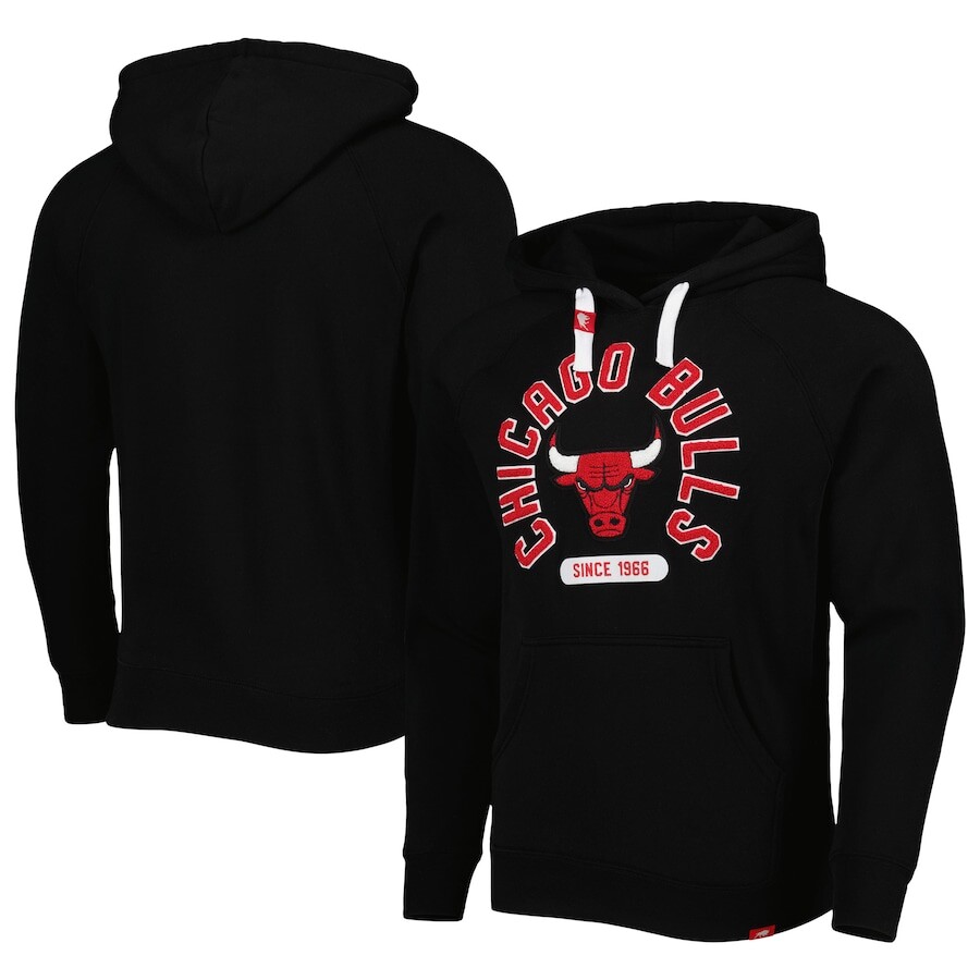 

Пуловер с капюшоном Sportiqe Chicago Bulls, черный
