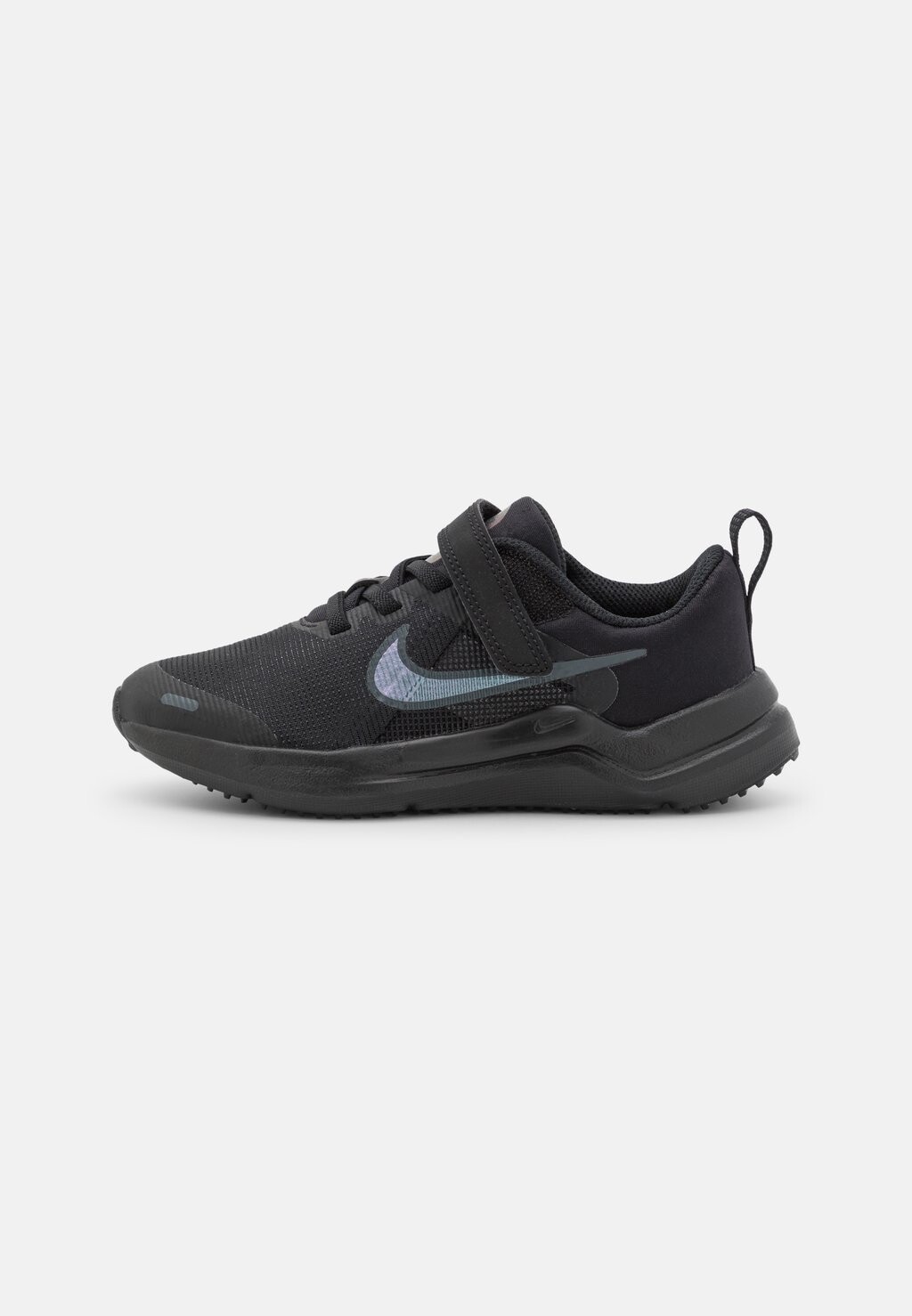 

Кроссовки нейтрального цвета Downshifter 12 Unisex Nike, цвет black/ligt smoke grey/dark smoke grey