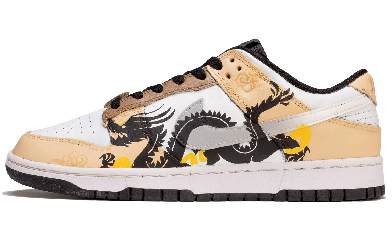 

Кроссовки Nike Dunk Skateboarding Shoes Men Low-top White, хаки