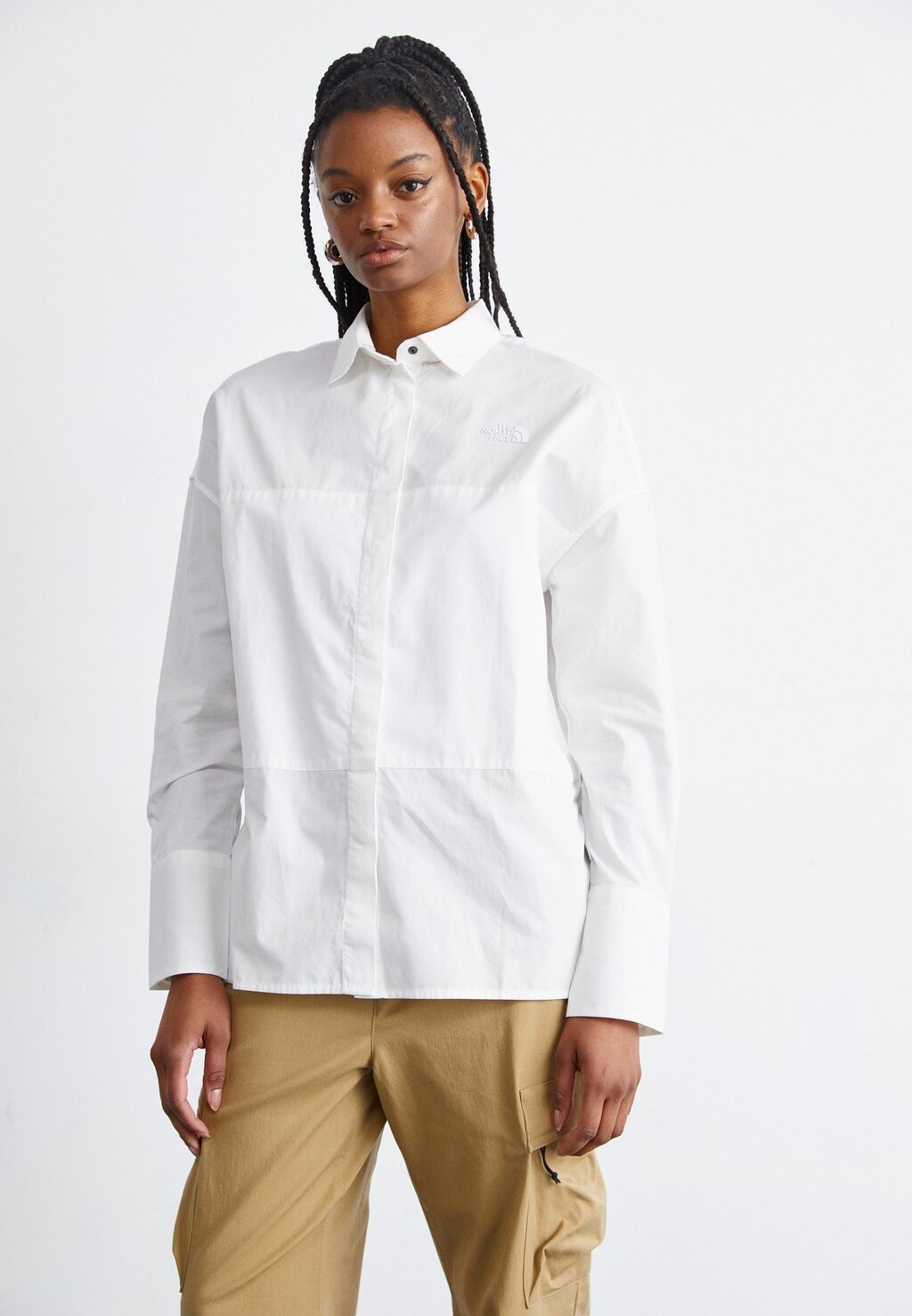

Блузка-рубашка HIGH LOW The North Face, цвет white