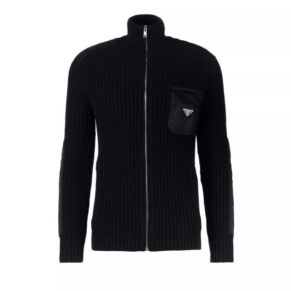 

Кардиган cardigan cashmere mehrfarbig Prada, черный