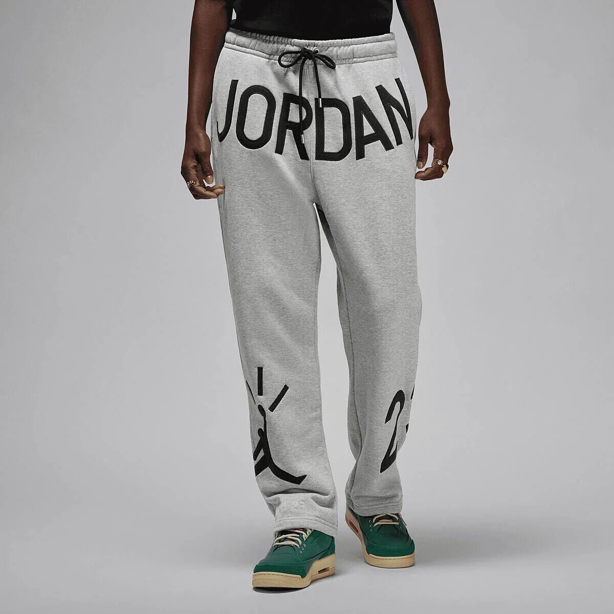 

Флисовые брюки Jordan X Nina Chanel Abney, темно-серый