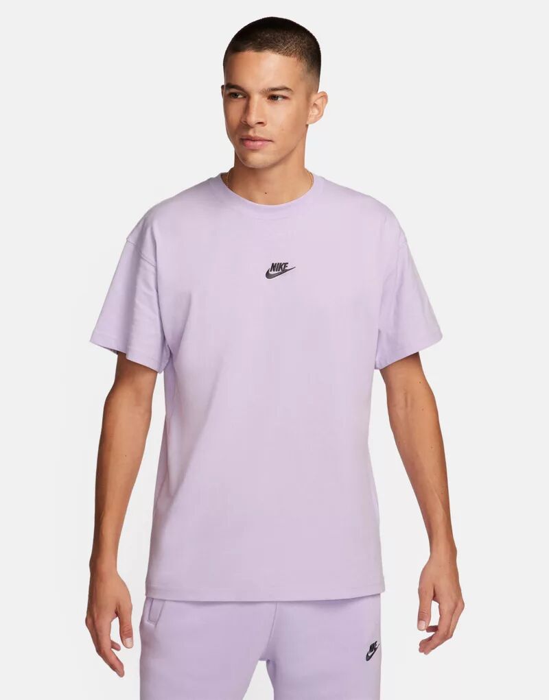 Светло-фиолетовая футболка Nike Club Vignette