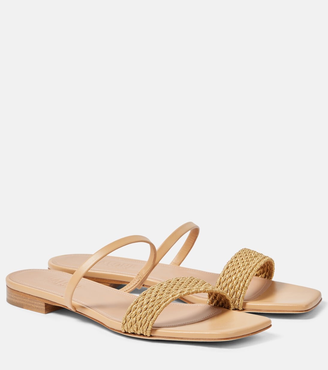 

Плетеные сандалии Frida 10 Malone Souliers, золотой