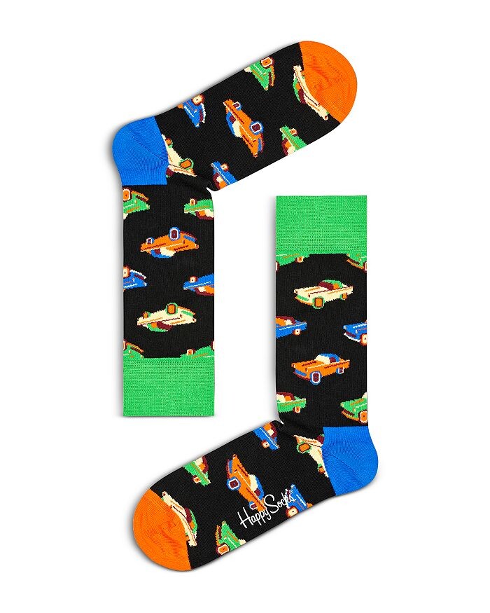 

Носки Happy Socks Car Crew, черный