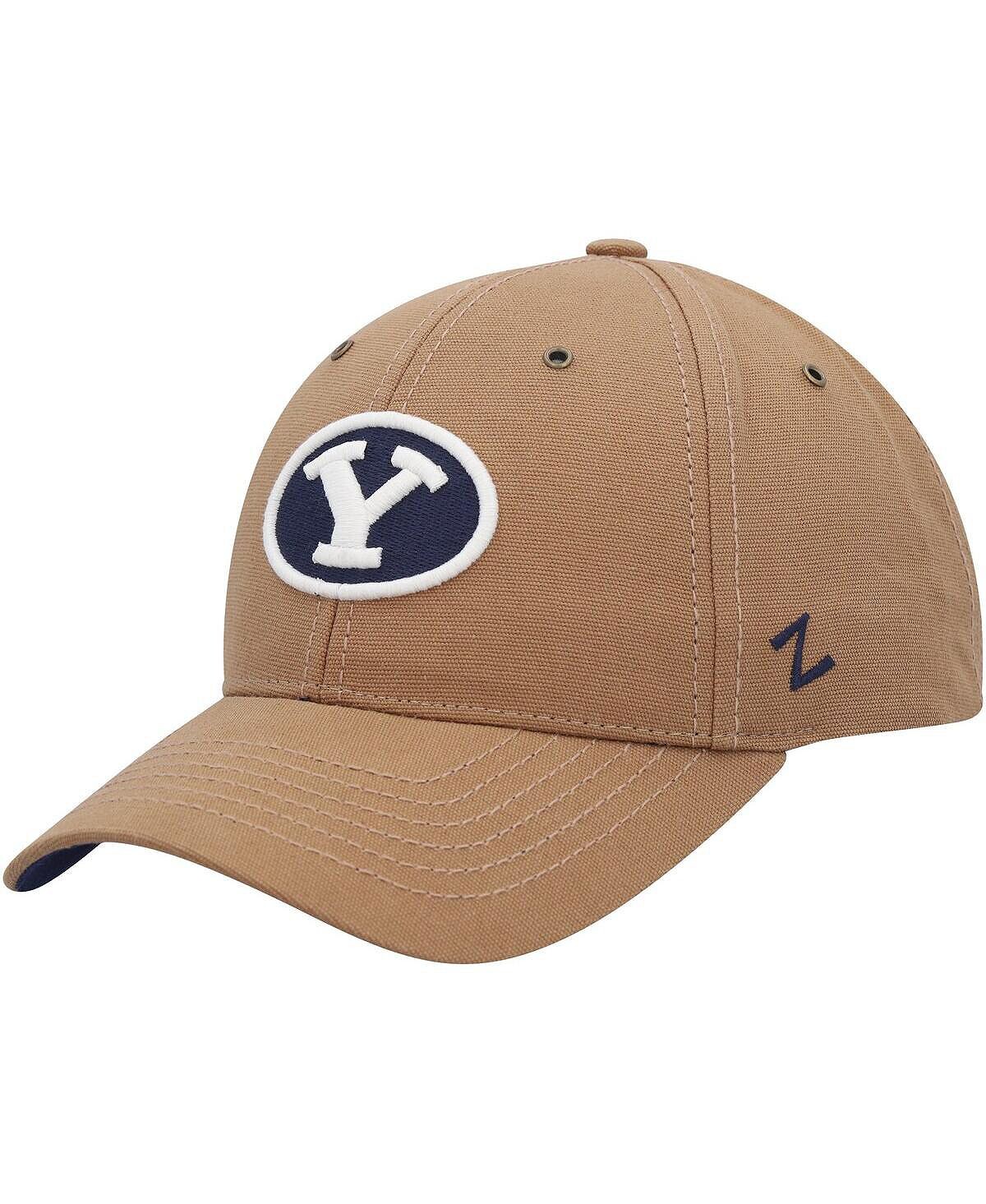 

Мужская коричневая регулируемая шапка для разнорабочих BYU Cougars Zephyr