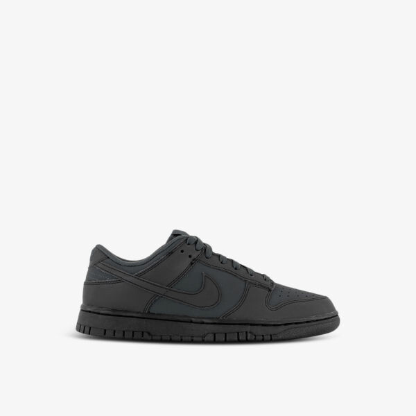 

Кожаные кроссовки dunk low со вставками Nike, черный