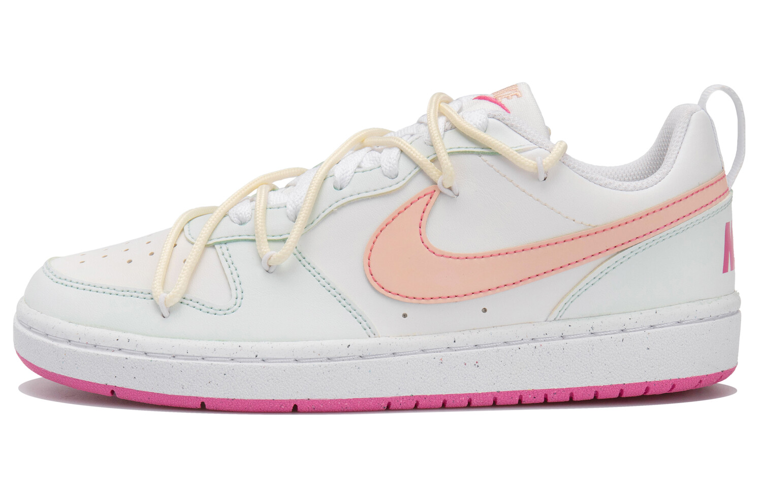 

Кроссовки Nike Court Borough Skateboarding Shoes Women's Low-top Blue/pink/white/yellow, голубой, Синий, Кроссовки Nike Court Borough Skateboarding Shoes Women's Low-top Blue/pink/white/yellow, голубой