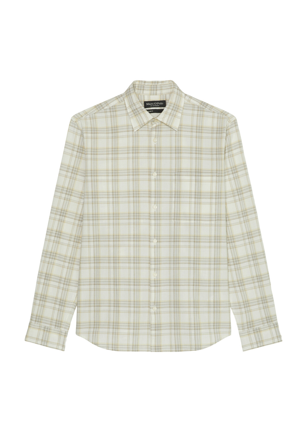 

Рубашка Marc O'Polo regular, цвет multi/cotton white
