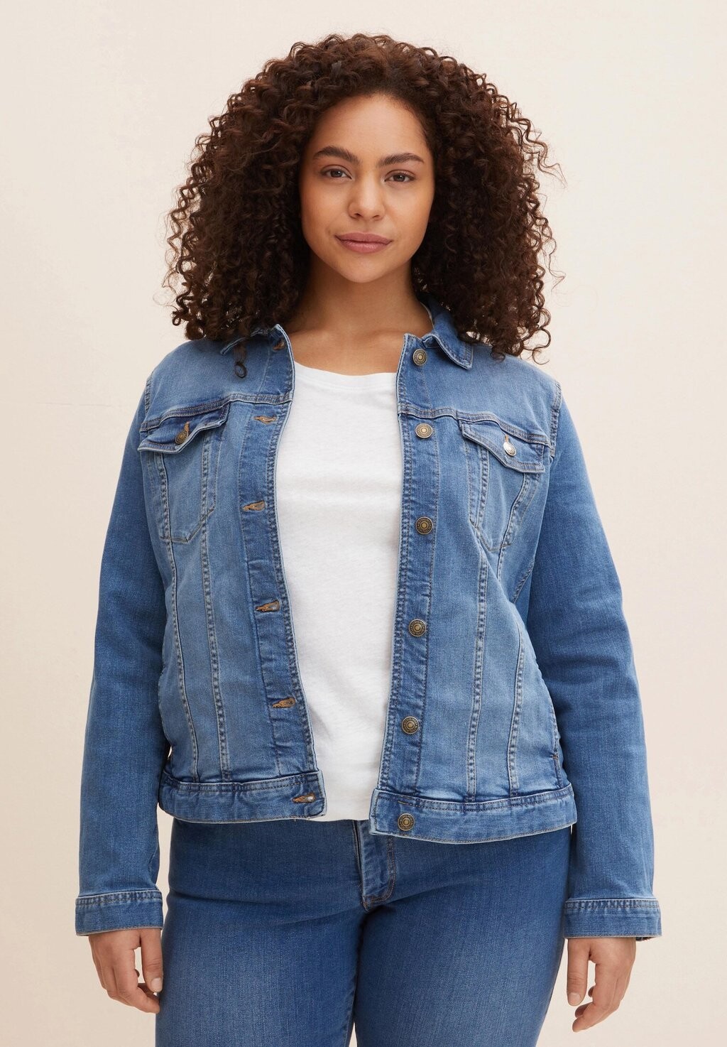 

Джинсовая куртка MY TRUE ME TOM TAILOR, цвет blue denim