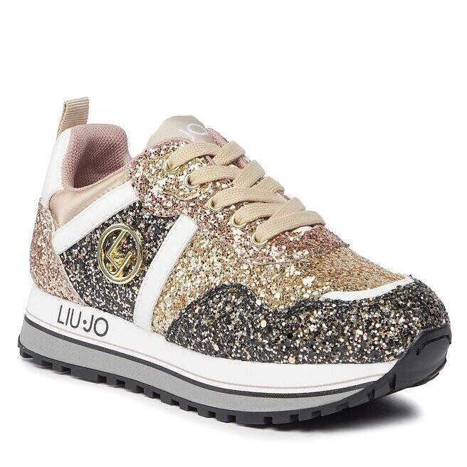 

Кроссовки Liu Jo MaxiWonder Glitter, золото