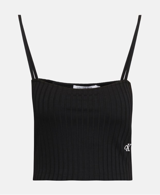 

Топ на тонких бретельках Calvin Klein, черный