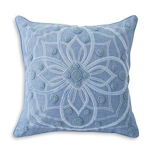 

Берри &; Декоративная подушка из ниток, 22 x 22 дюйма Juliska, цвет Blue