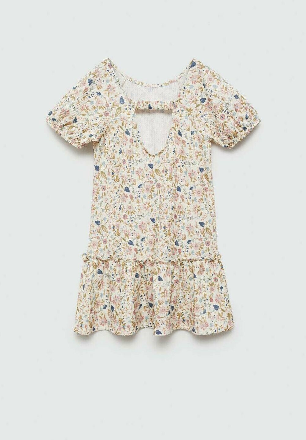 

Повседневное платье LAURA Mango Kids, кремовый