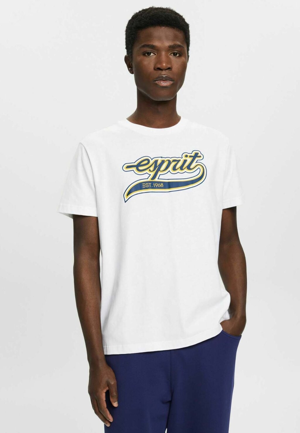 

Футболка с принтом Esprit, белый