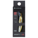 Приманка для форели MINNOW WXM MNWFS 70 US minnow CAPERLAN, черный/желтый/светло-серый - фото 4