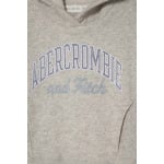 Детская толстовка Abercrombie & Fitch, серый - фото 4