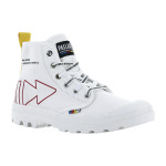 Pampa Canvas Shoes Unisex High-top White Palladium - фото 3