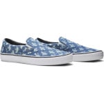 Кеды Vans Supreme x Slip-On Blue Hole Punch Denim, синий - фото 8