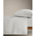 Детский пододеяльник Zara Home Gingham, голубовато-серый - фото 4