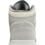 Кроссовки Air Jordan 1 Mid SE GS Coconut Milk Particle Grey, кремовый - фото 7