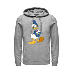 Толстовка с капюшоном DISNEY CLASSICS UNISEX TRADITIONAL DONALD HOODIE Disney, цвет Mottled Light Grey - фото 3