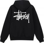Stussy outlet black hoodies