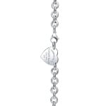 Колье Tiffany & Co. Return to Tiffany Heart Tag Chain Link, серебро - фото 3