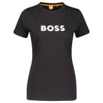 Логотип на футболке Boss, черный - фото