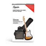 Электрогитара Squier Sonic Series Stratocaster Electric Guitar Package Deal 2 Color Sunburst 0371720003 - фото 2