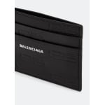 Картхолдер BALENCIAGA Embossed monogram card case, черный - фото 2