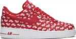 Nike Air Force 1 Low 07 QS All Over Logo Red CDEK.Shopping
