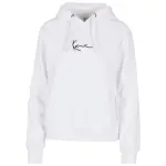 Длинный свитер Karl Kani " Karl Kani Unisex KKWQ32004WHT SMALL SIGNATURE HOODY WHT", белый - фото