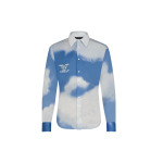 Новые квартальные продукты LV Shirt Men White Louis Vuitton, белый - фото